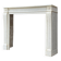 Cheminée de style Louis XVI en marbre blanc de Carrare vers 1880