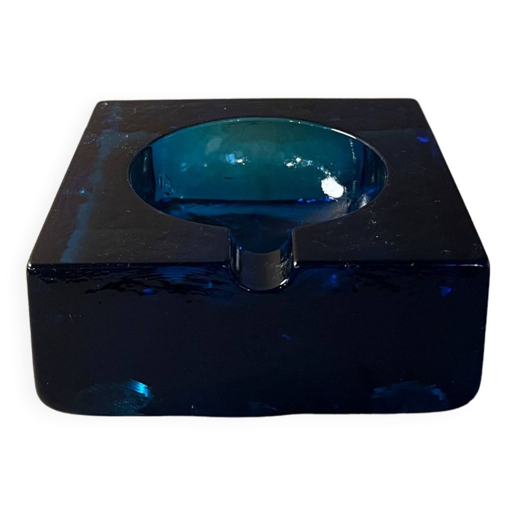 Blue ashtray