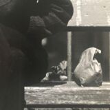 Photo print, friends on a bench, USA 80s
