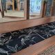 Vintage display cabinet in light wood