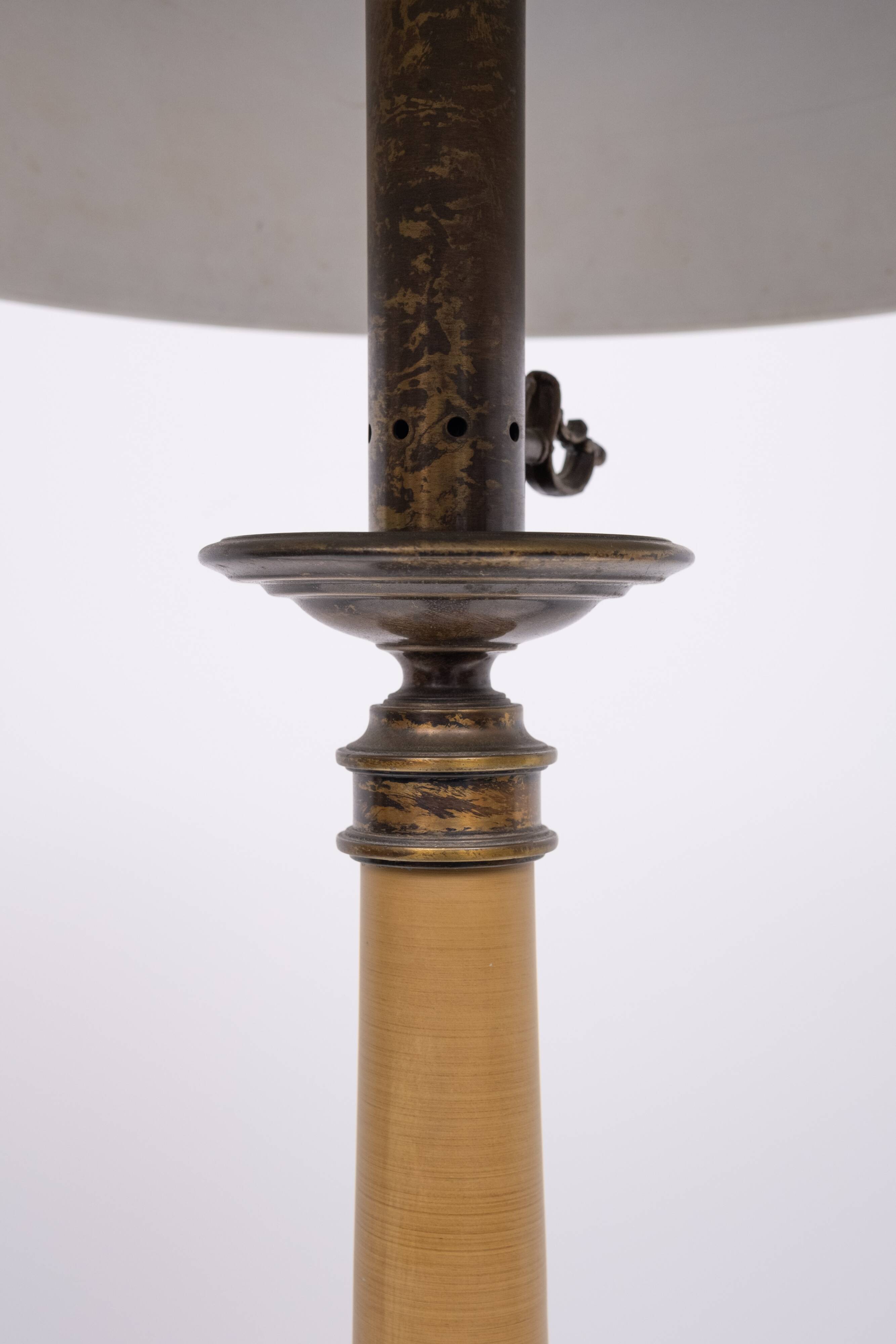 Large Metal Classical Greek Colum Table Lamp 1970 USA