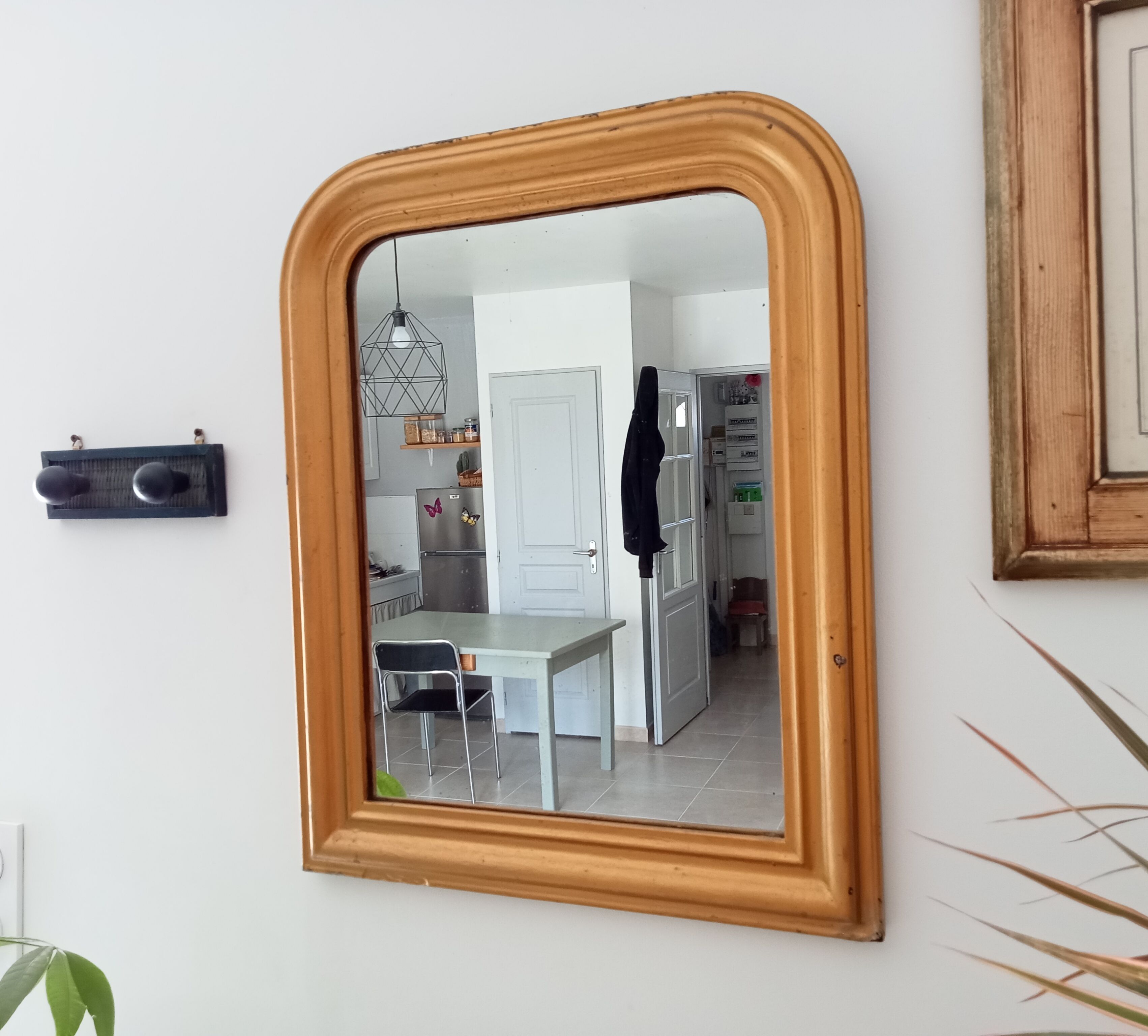 Old mirror Louis Philippe XIXth 64*52