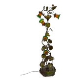 Japanese-style Heron floor lamp, Art Nouveau, France, circa 1900