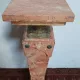 High Louis XVI column in marble and bronze
