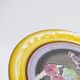 Gilbert Portanier Unique Art Yellow Pottery Plate Signed - 1982 - Vallauris
