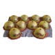 Set of 10 vintage 1960s glass shade lamps with grape decoration