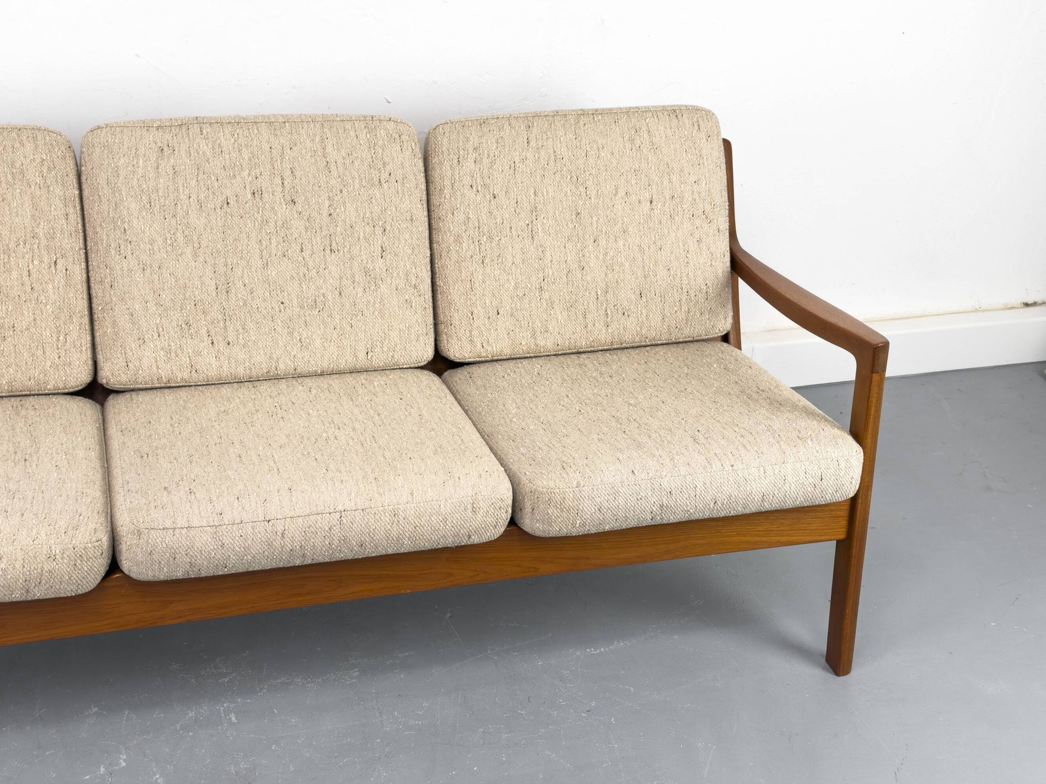 3-Seater Senator Sofa in Teak by Ole Wanscher for Cado, 1975
