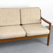 3-Seater Senator Sofa in Teak by Ole Wanscher for Cado, 1975