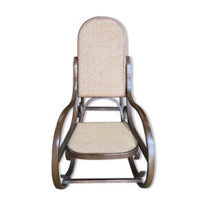 rocking-chair en cannage