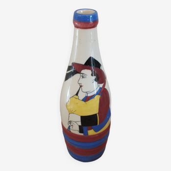 Vase bottle Breton HB Quimper