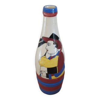 Vase bottle Breton HB Quimper