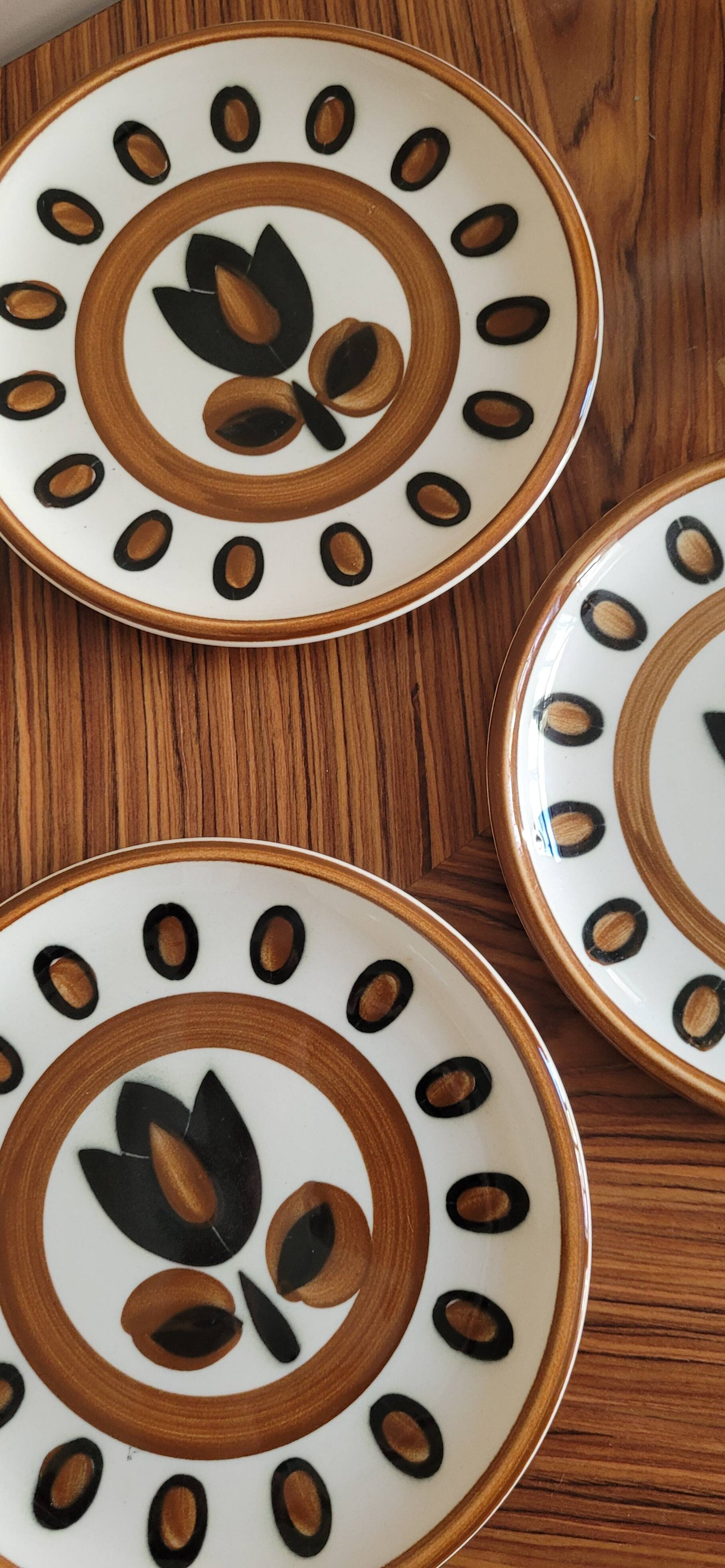 Set of 4 Kimono Boch plates