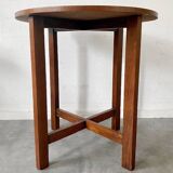 Vintage Round Side Table 1930s Art Deco