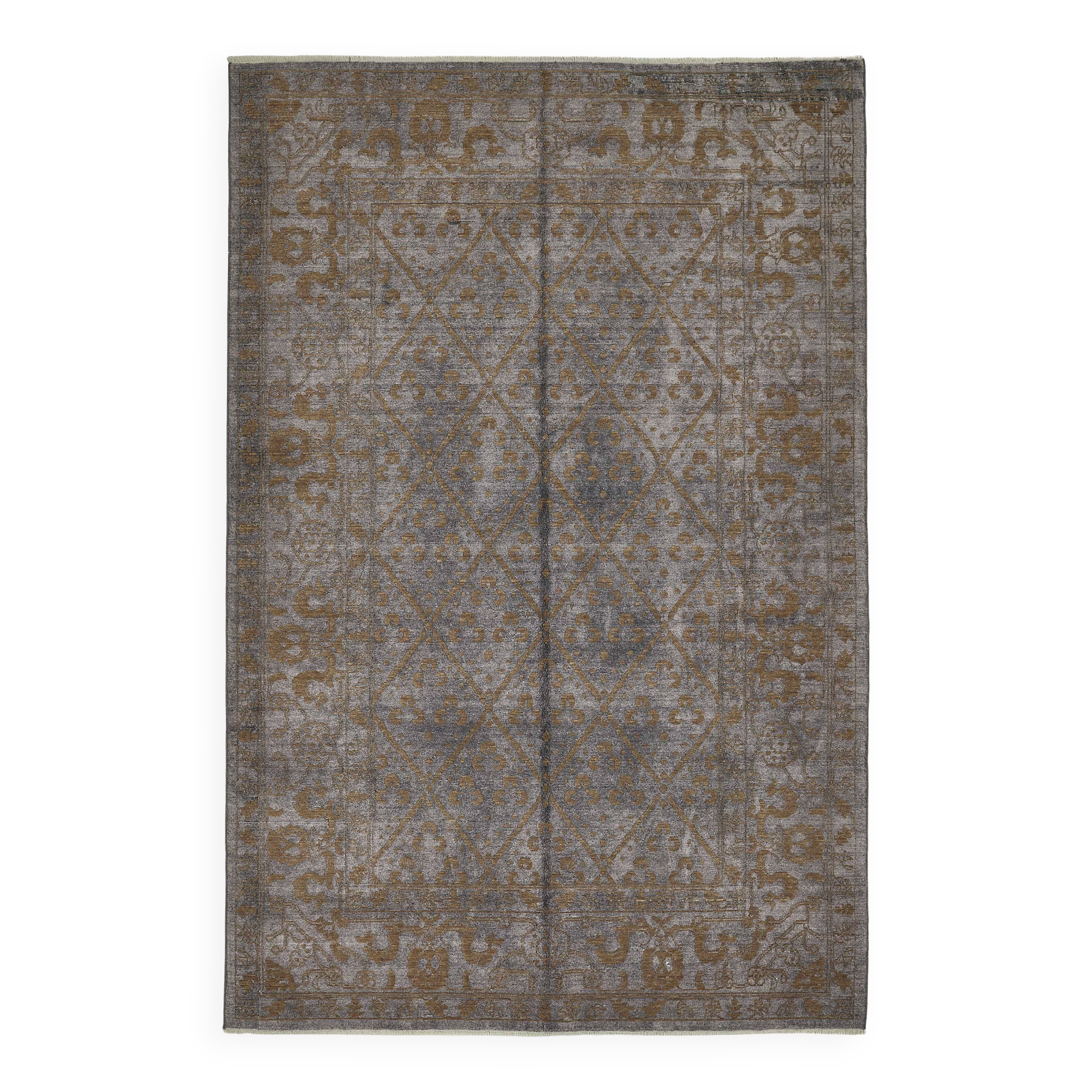 Turkish Handcrafted Loom Oushak Rug 198 cm x 295 cm