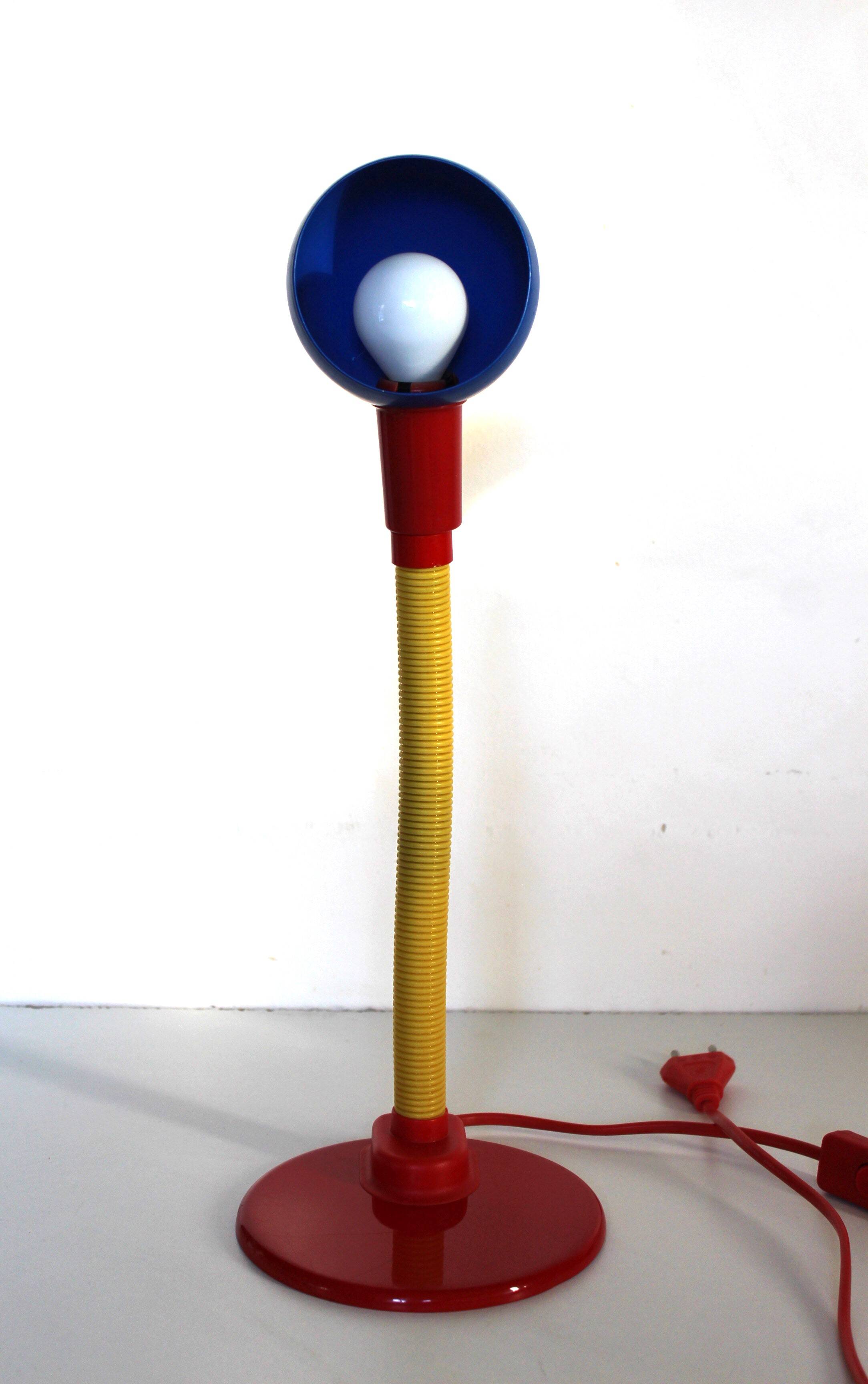Memphis style desk or bedside lamp