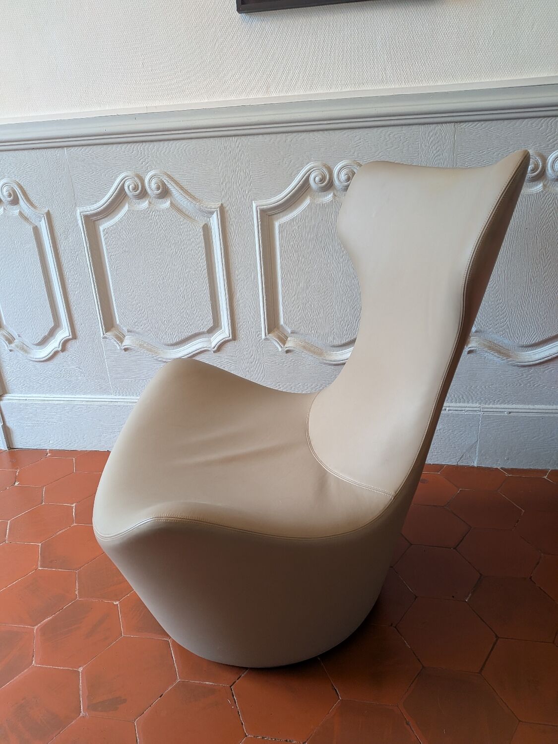 Grande Papilio leather armchair B & B Italia