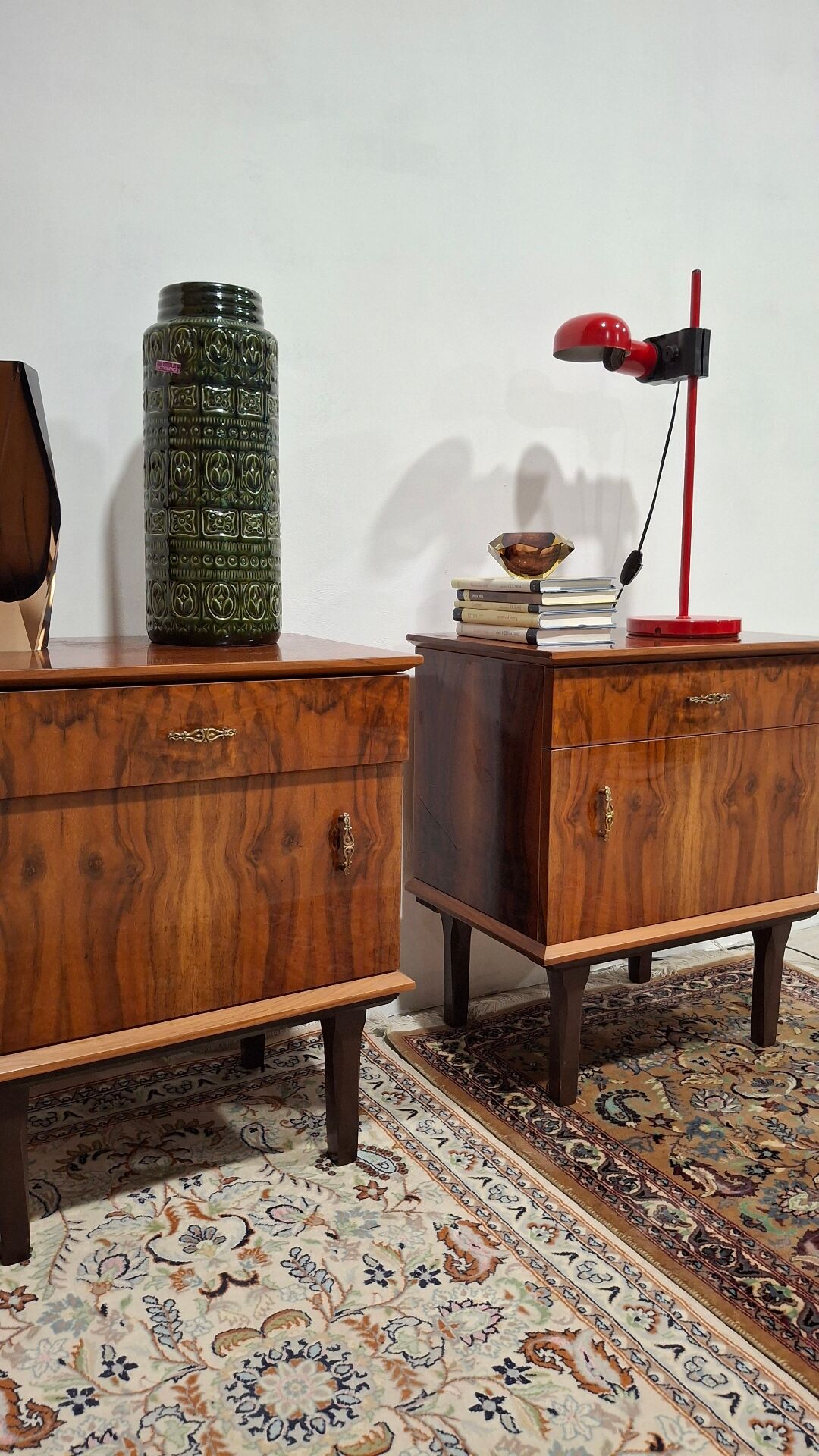 70s Walnut Nightstand