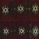 Vintage handmade Turkish rug 135x154 cm