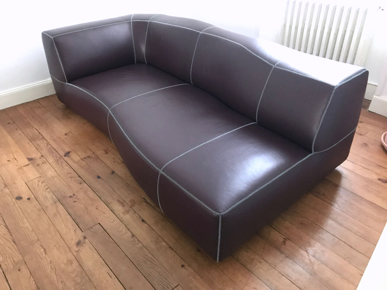 Patricia Urquiola 'Bend' leather sofa B&B Italia