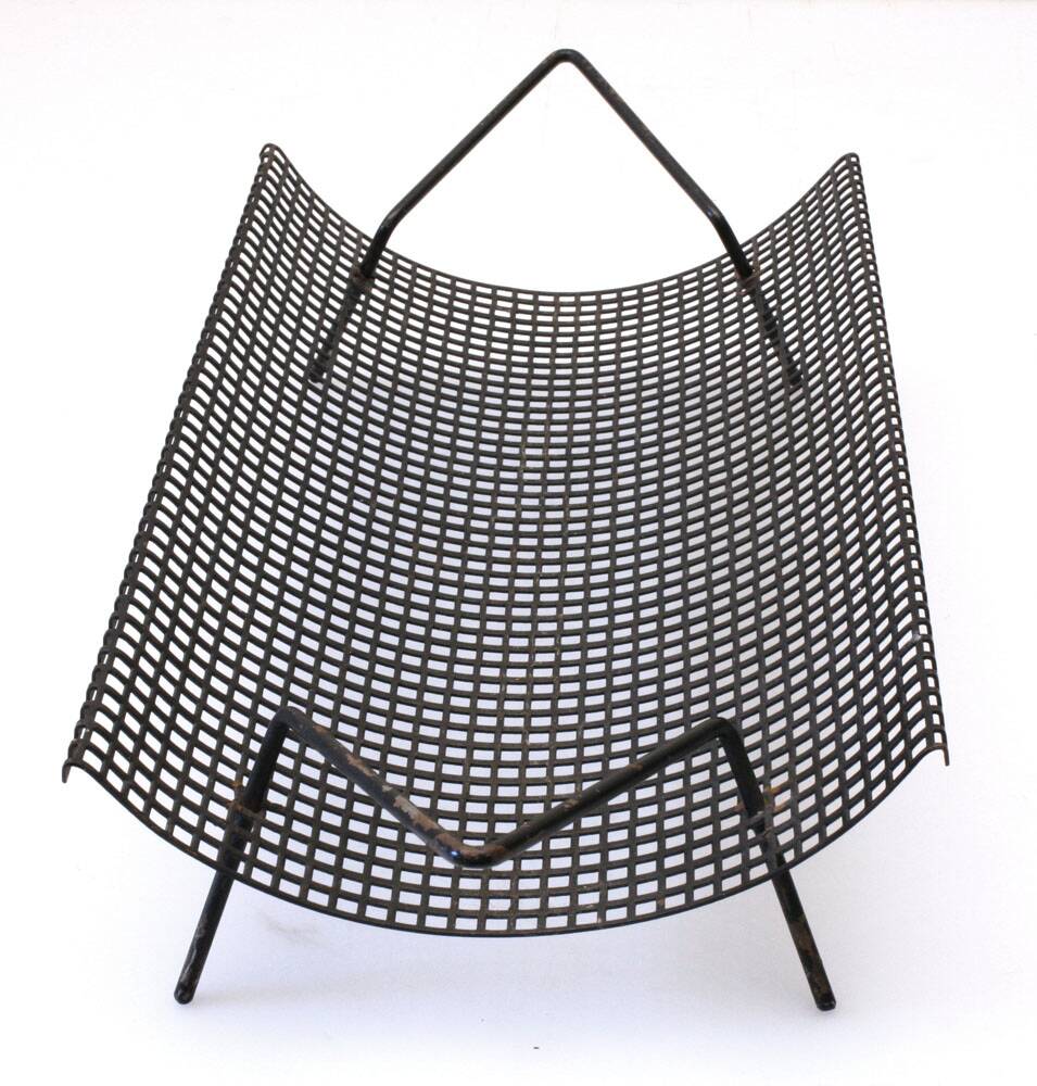 Mid-Century Modern Folded Metal Fruit Tray in the Style of Mathieu Matégot