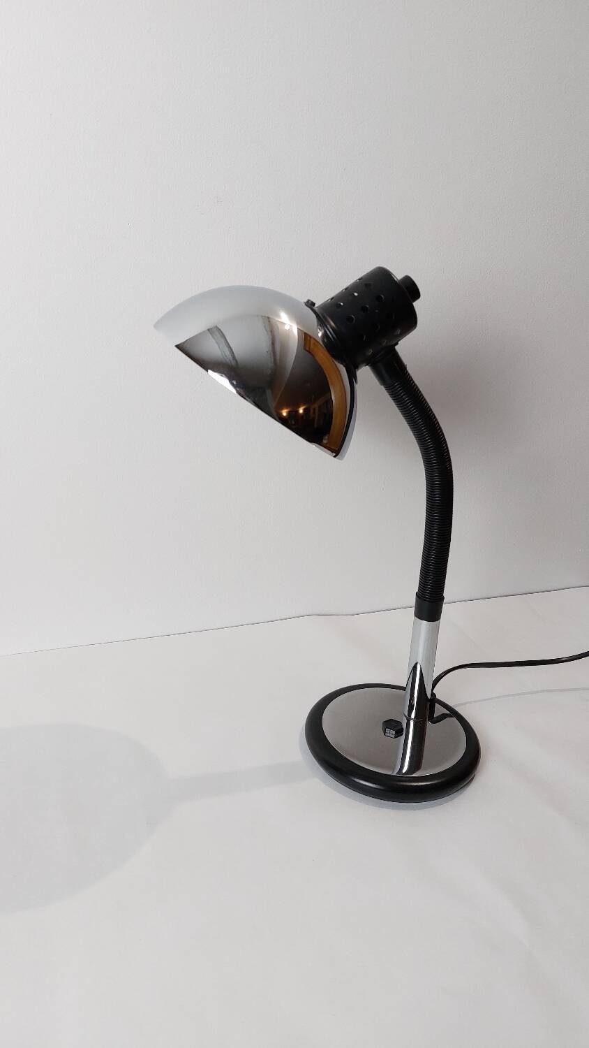 Lampe de bureau vintage Aluminor orientable
