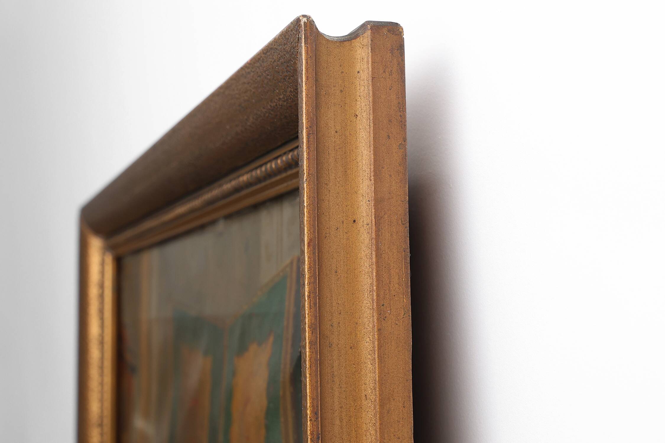 19th-Century French Baroque Interior Scene Painting