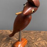 Teak bird bottle opener 1960s