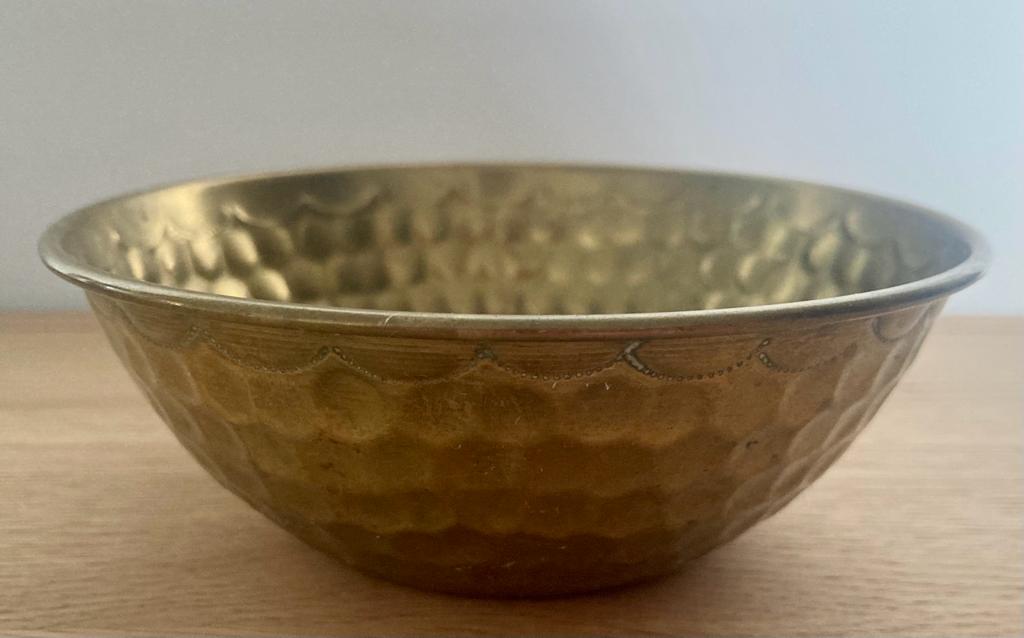 Bowl or empty brass pocket