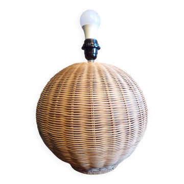 Lampe boule en rotin Ø32cm