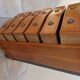 Semainier de style louis XVI en bois et placage merisier