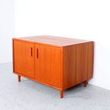 Danish teak small sideboard  or audiocabinet