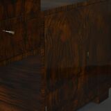 Art Deco Bar Cabinet – asymmetrical form – Poland, 1930s