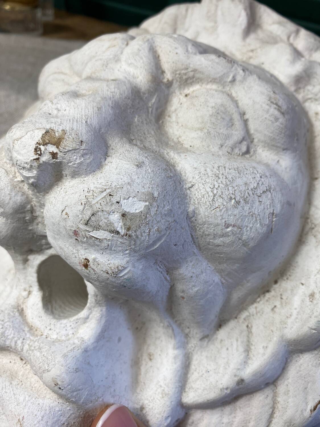 Lion head for fountain