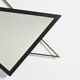 Miroir français en métal et laiton, années 1950