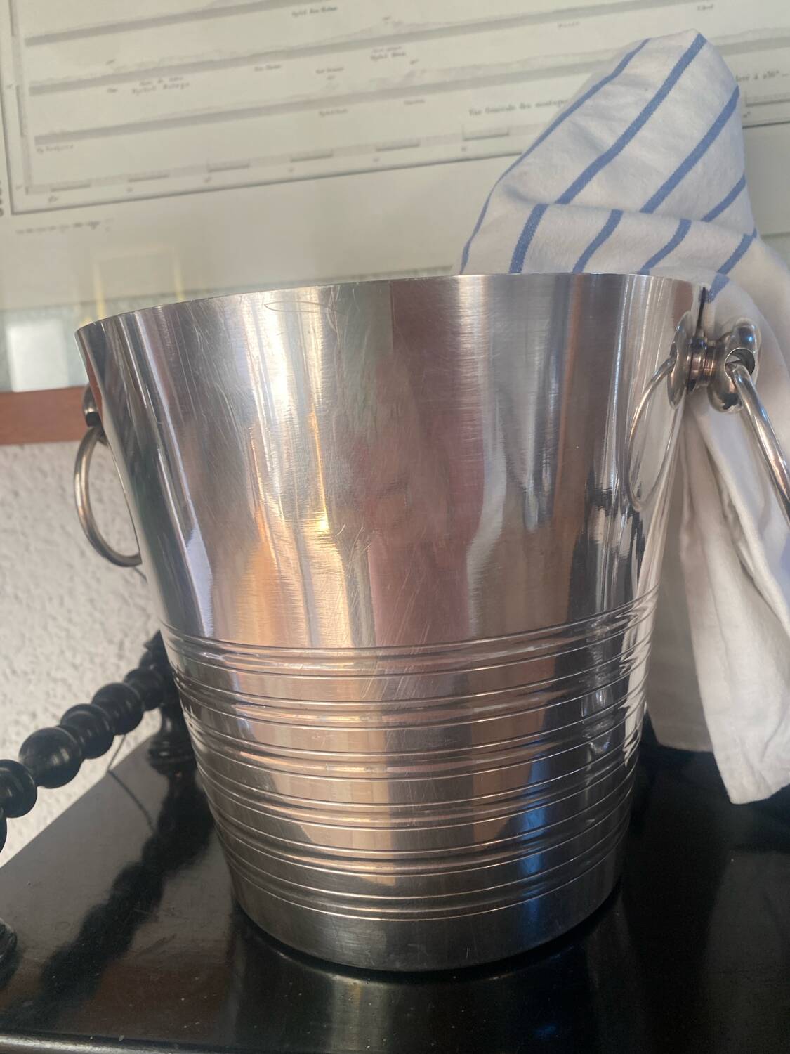 Silver-plated champagne bucket