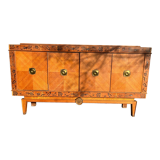 Oak and marquetry row 50s