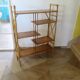 vintage -étagère-bibliotheque-bibus-asymétrique-bambou-bois-rotin-années 60