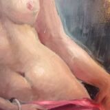Femme nue Huile sur toile