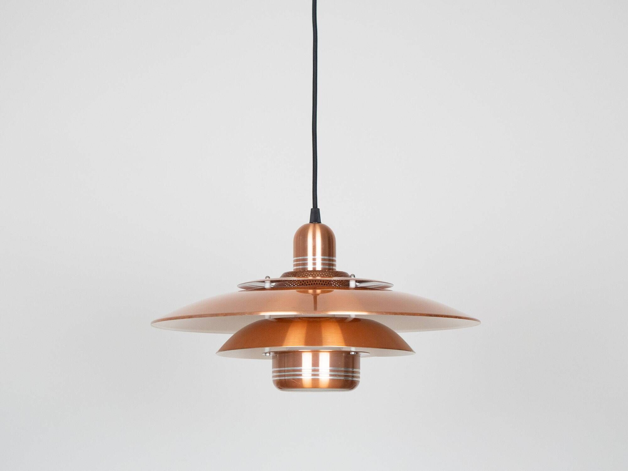 Danish vintage pendant lamp Jeka by Kurt Wiborg, 1980s