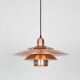 Danish vintage pendant lamp Jeka by Kurt Wiborg, 1980s