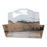 Designer plexiglass magazine rack