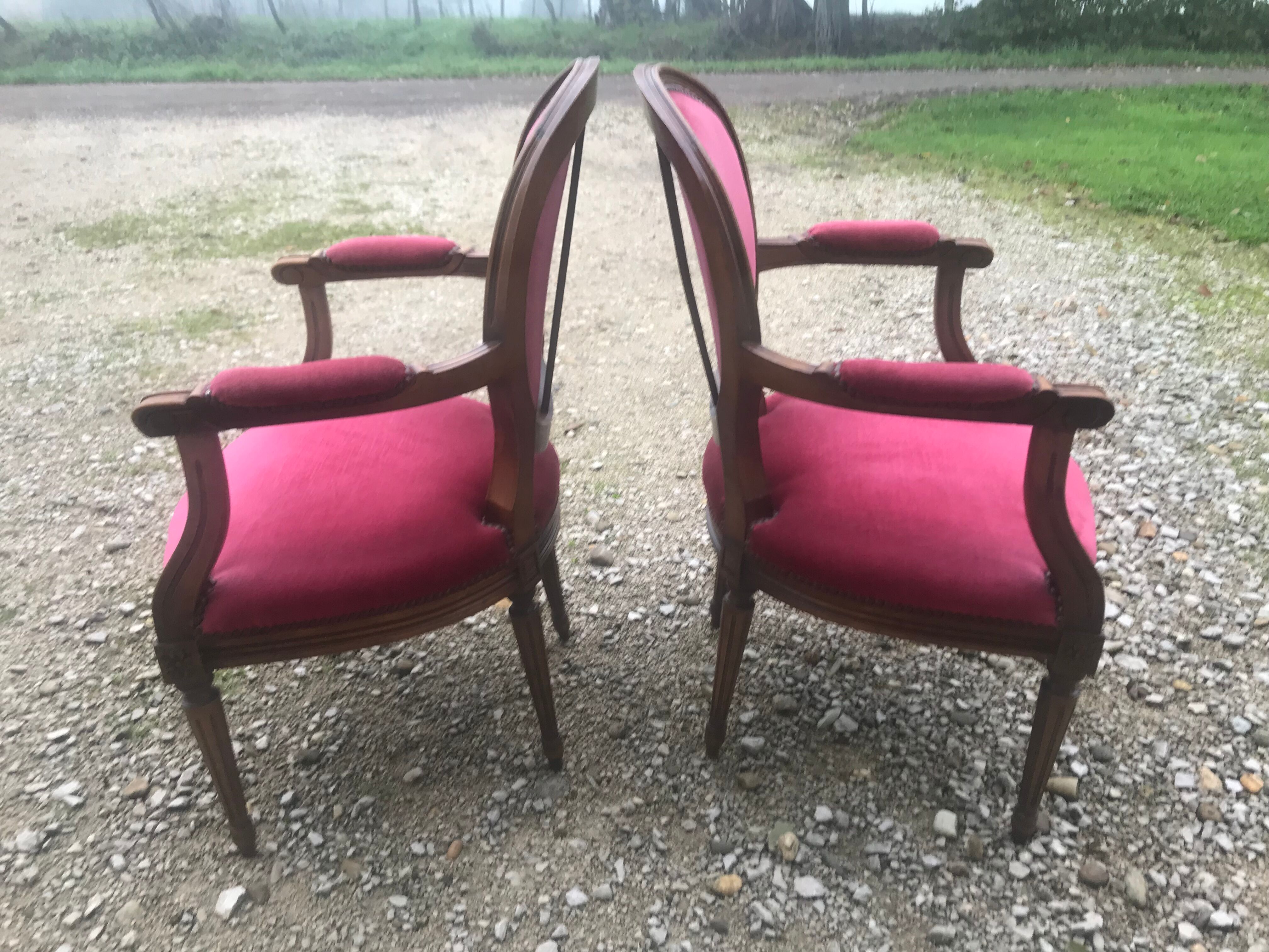 Pair of Louis XVI chairs