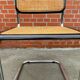 Set of 4 vintage chairs model Cesca B32 in black and chrome