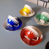 Porcelain Espresso Mocha Set 50s