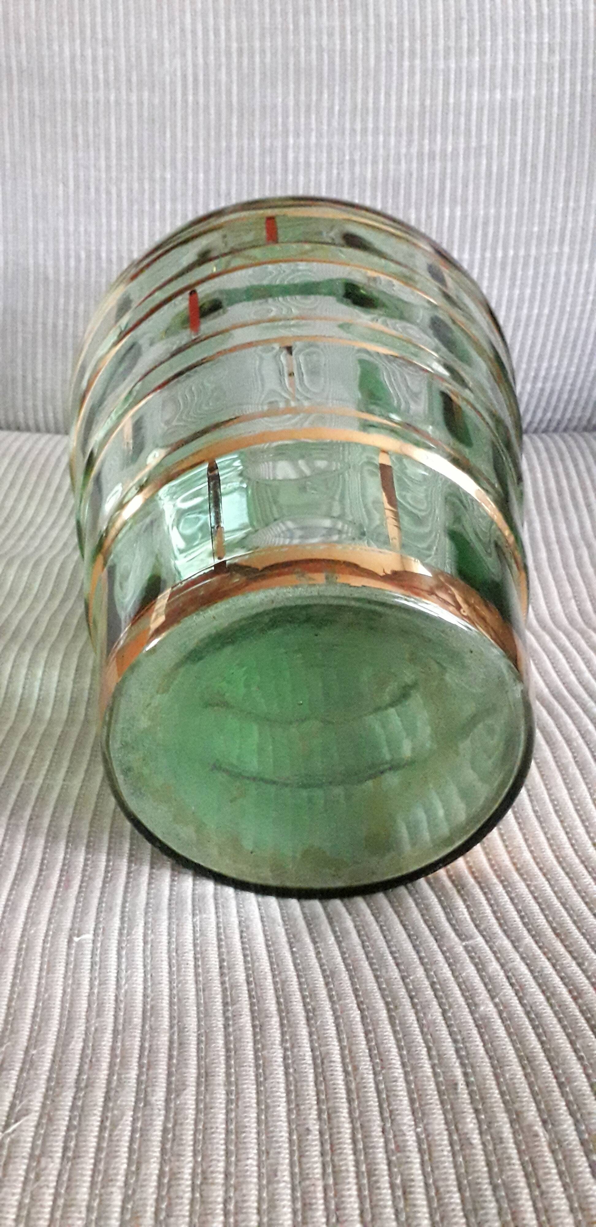 Large vintage glass vase