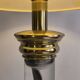 Elegant column lamp signed "Le Dauphin" vintage 70s/80s.