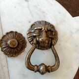 Solid brass door knocker