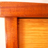 Scandinavian wooden bedside table