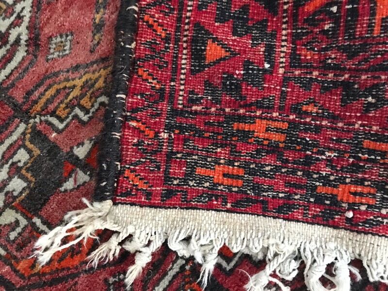 Handmade Afghan Turkmen rug 98x178 cm