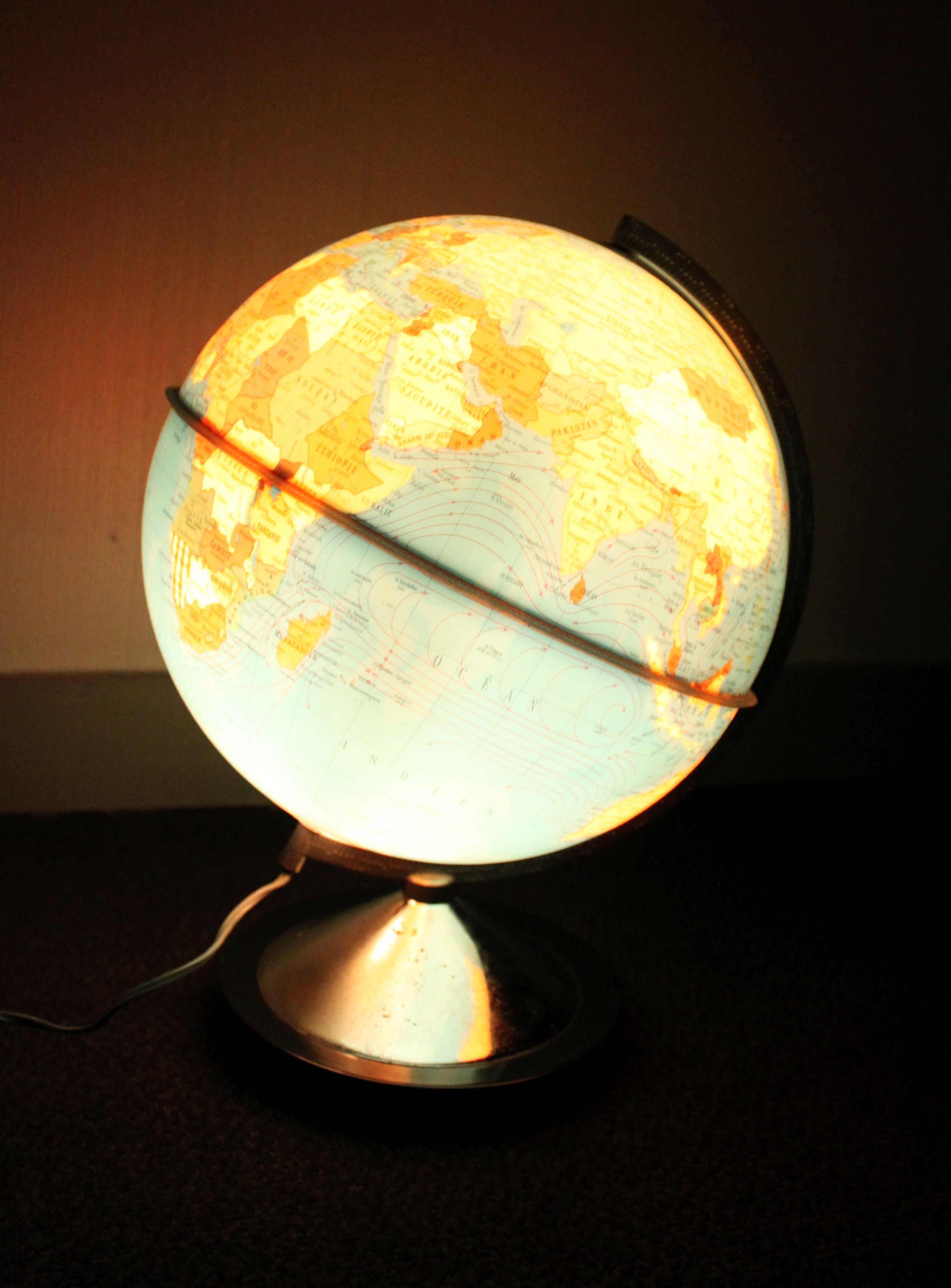 Light Earth Globe 'Imperial', Stauffacher editions, 1967